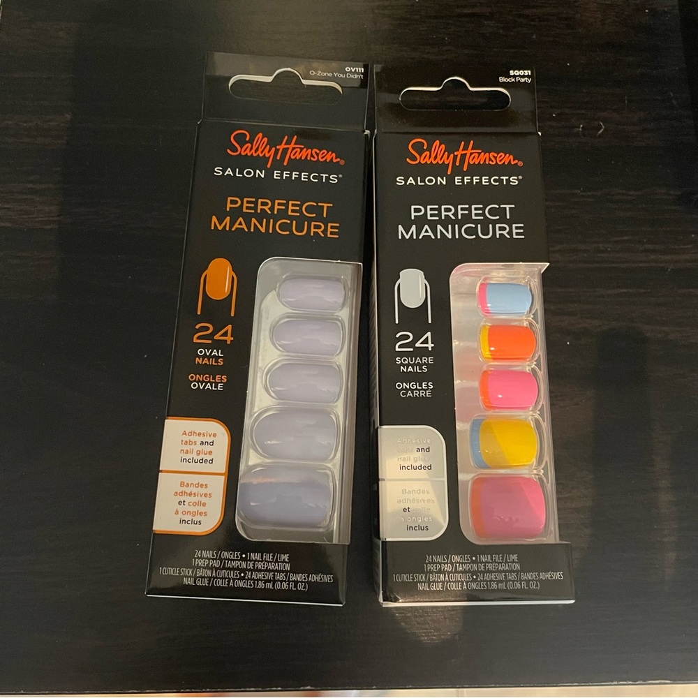NEW sally Hansen perfect manicure press ons